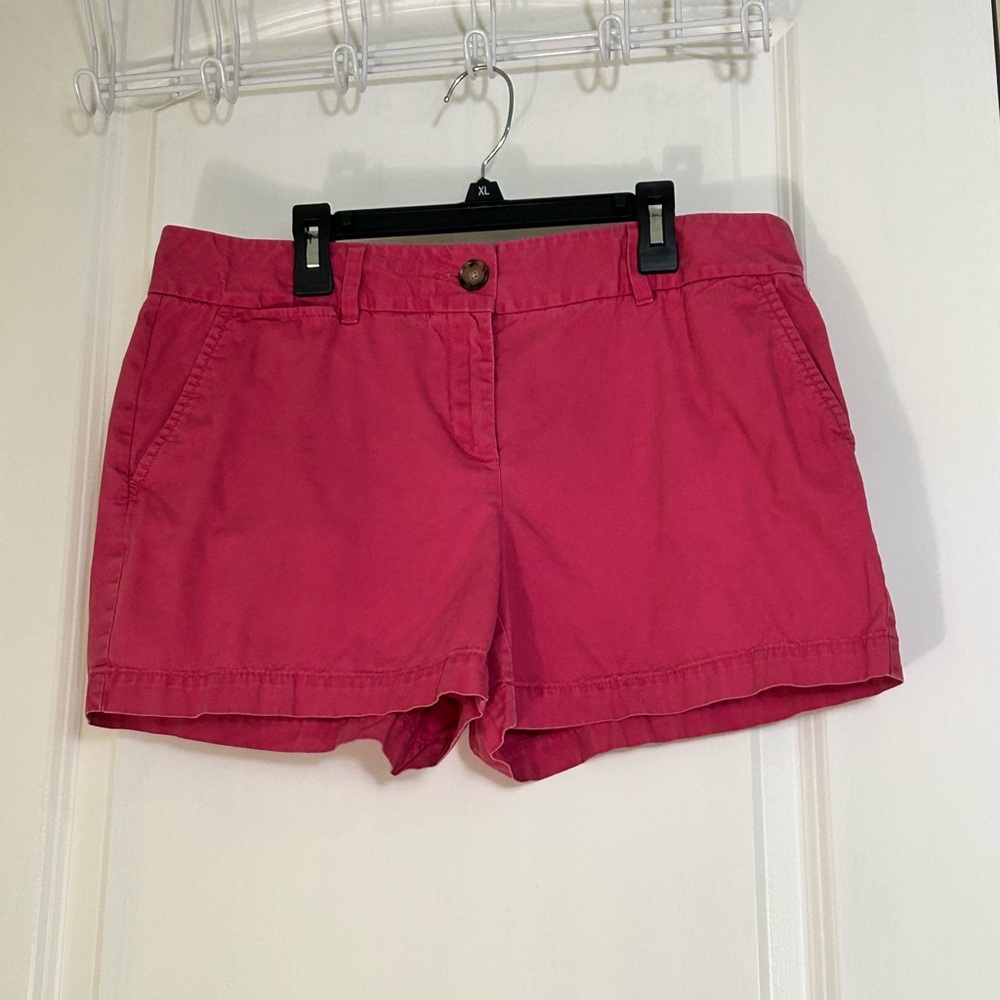 LOFT Distressed Look Red Shorts Women’s Size 8